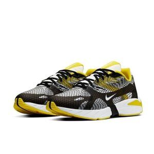 Nike D/MS/X Ghoswift White Black Dynamic Yellow Sneakers Size 9.5 BQ5108-100
